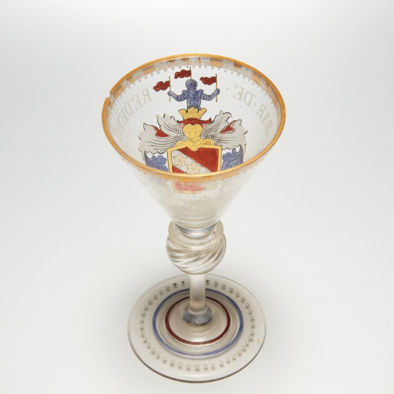 Германия. Старинный бокал Wappengias Ref 