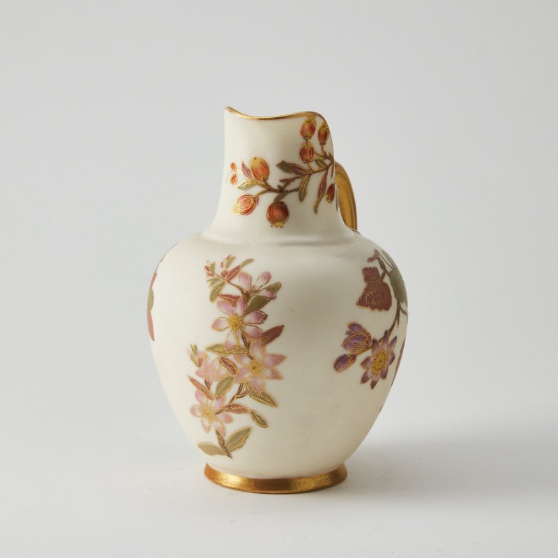 Старинный кувшин ручной работы blush ivory (д)