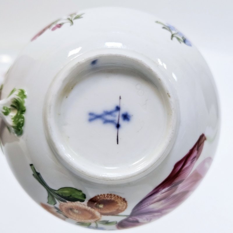 Чашка с блюдцем Мейсен период Марколини