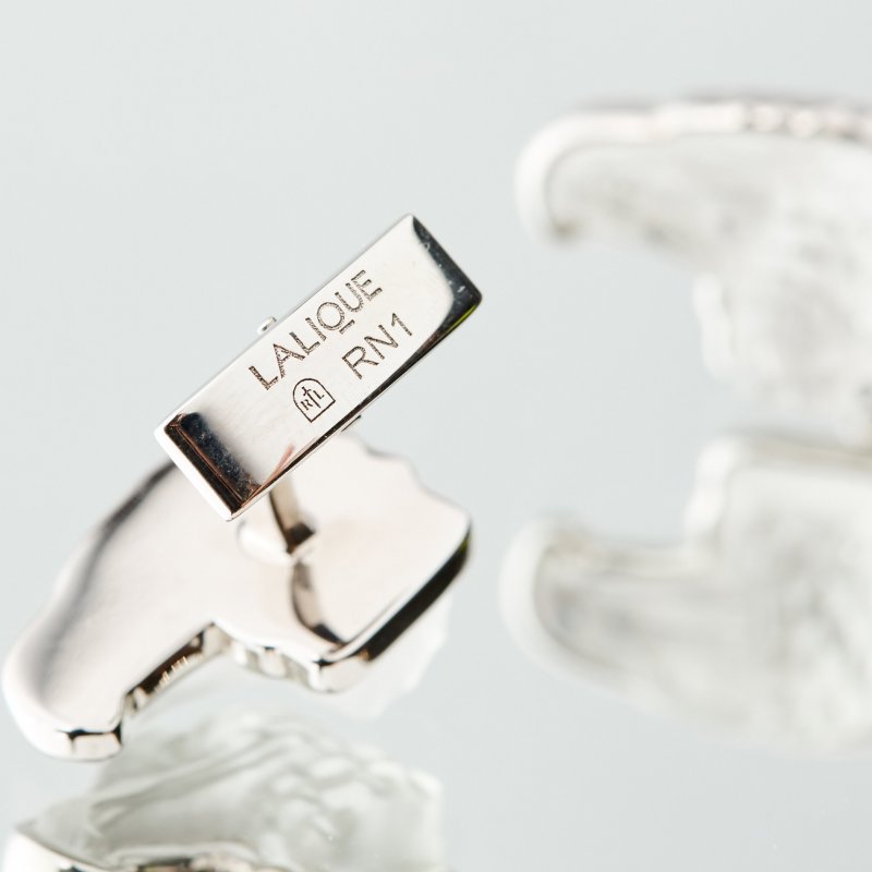 Пара хрустальных запонок серии Aigle