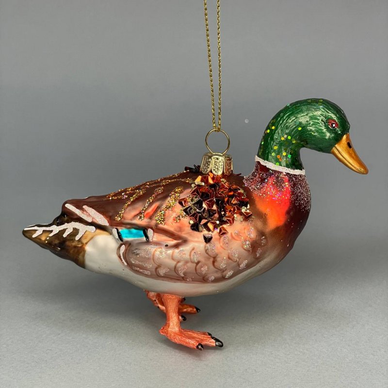 Елочная игрушка Селезень