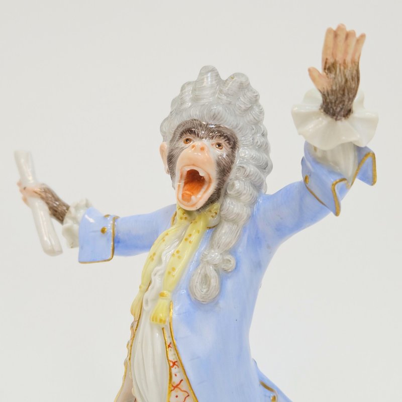 Статуэтка Дирижер обезьяньего оркестра Meissen (Н)