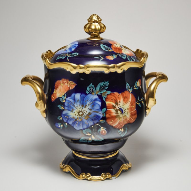 Ваза с крышкой Rosenthal 1962 Германия (д)