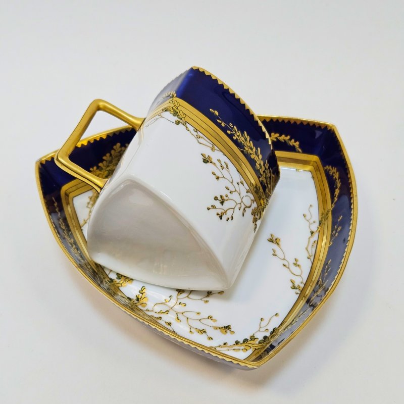 Чашка для кофе с блюдцем Limoges (Д)