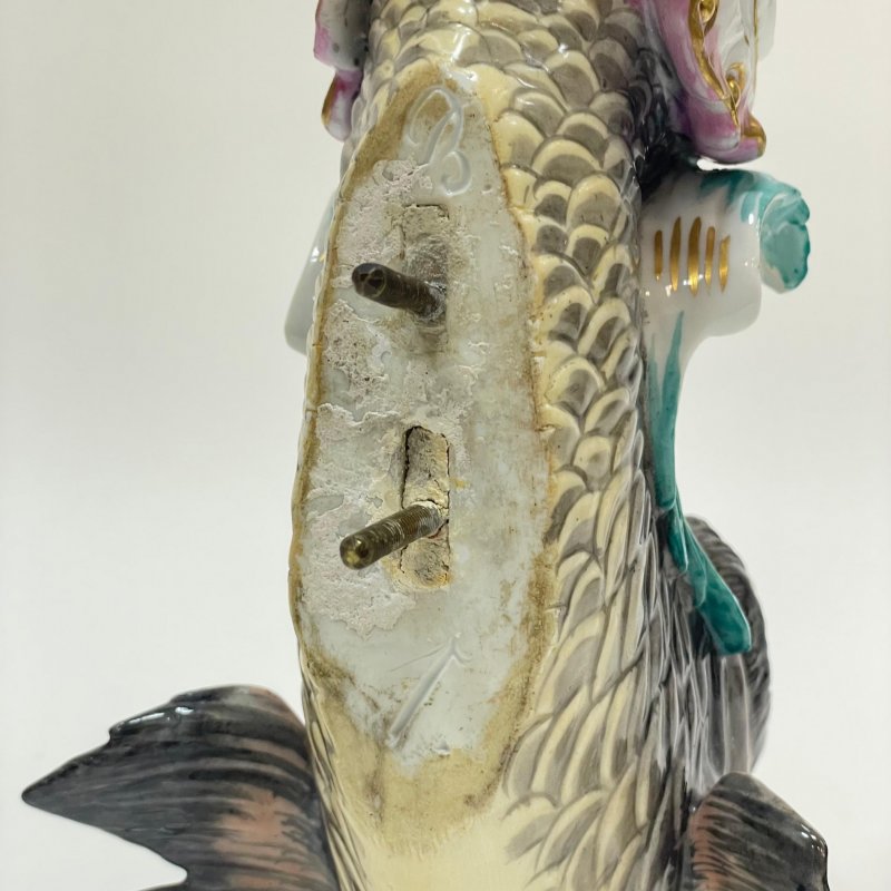 Набор из 3х фигурок Дельфины Meissen 1800е г (к)