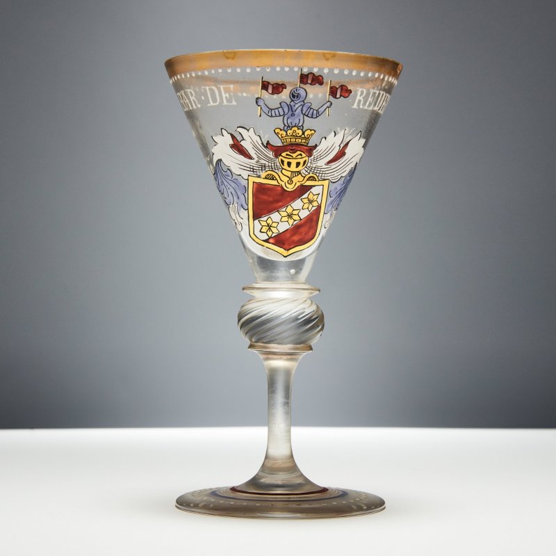 Германия. Старинный бокал Wappengias Ref 