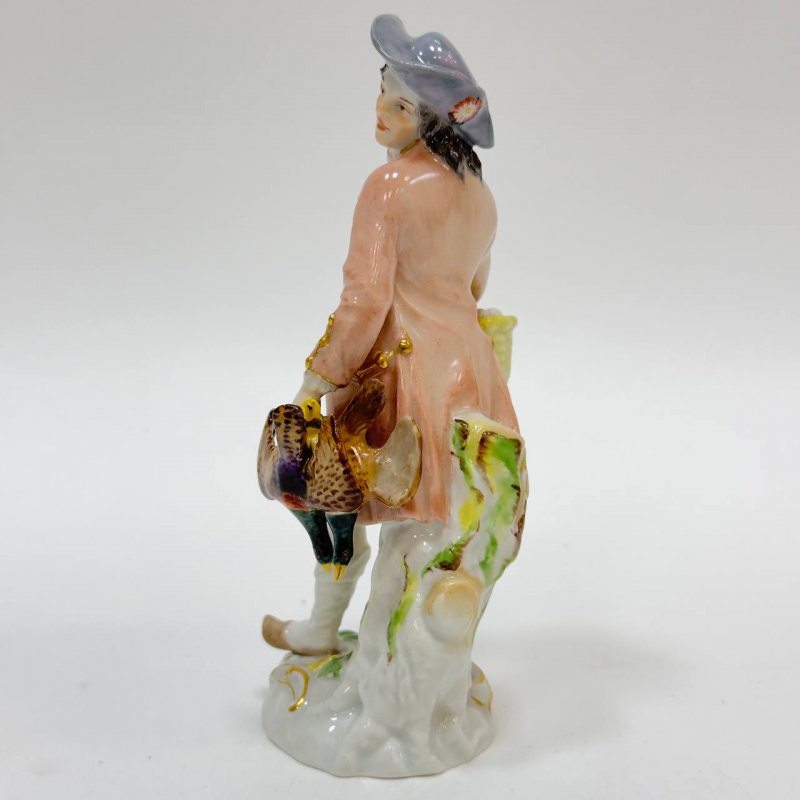 Фигурка Торговец птицей из серии Крики Парижа  Meissen 1950г