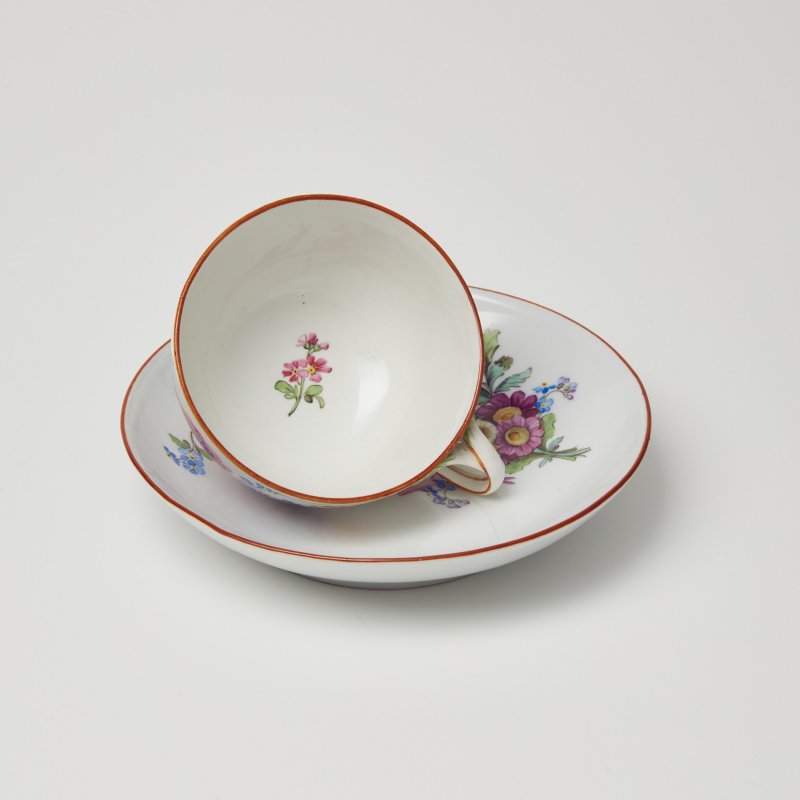 Кофейная пара Meissen клеймо периода Marcolini