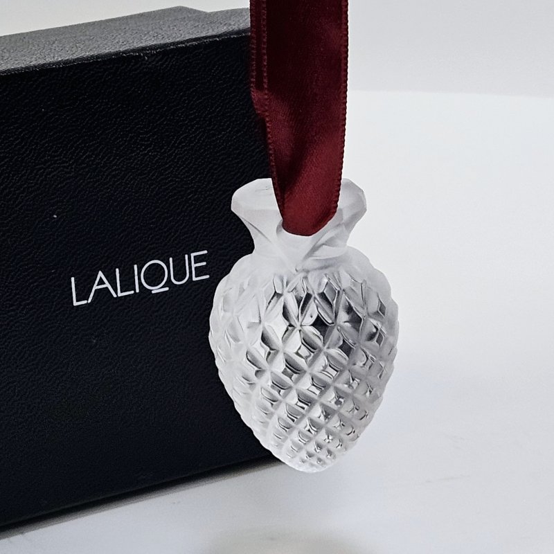 Ёлочная игрушка шишка Lalique