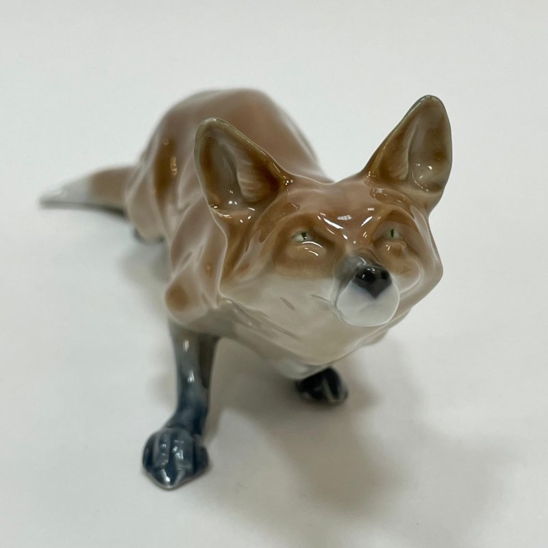 Фигурка Лисица крадущаяся модерн Meissen 1900 гг Германия