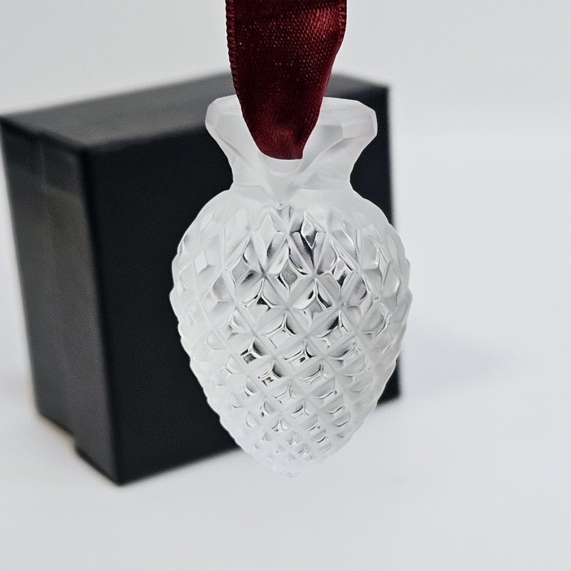 Ёлочная игрушка шишка Lalique