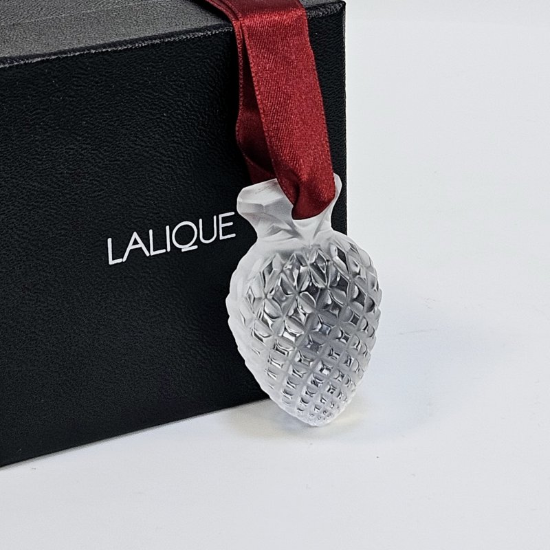 Ёлочная игрушка шишка Lalique